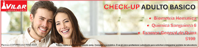 Check-Up Adulto Básico $199