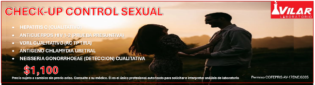 Check-Up Control Sexual $1,100